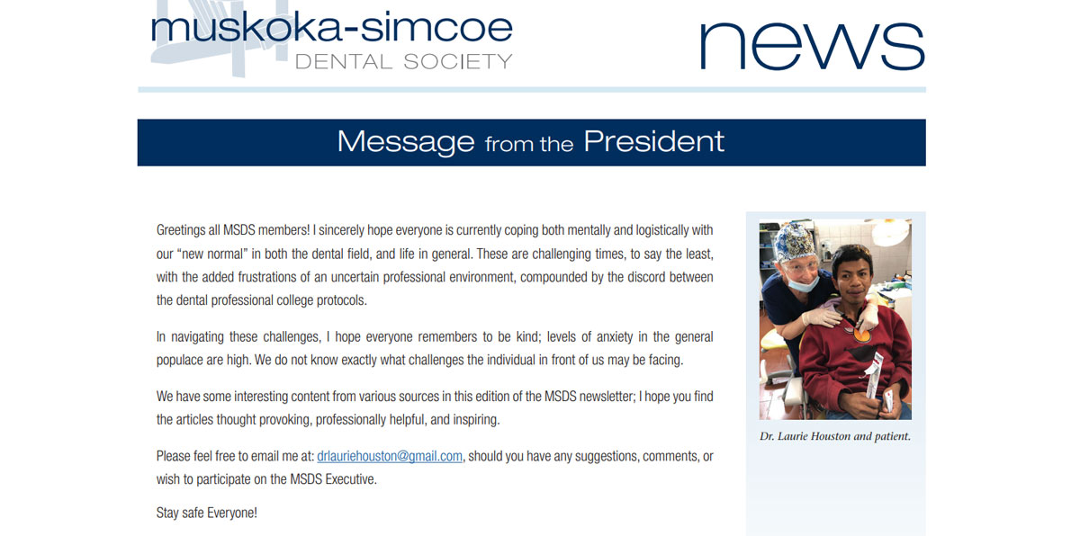 Message from the President